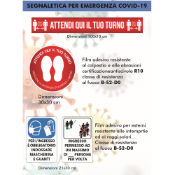 Segnaletica per emergenza...